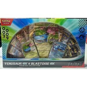 Pokemon Venusaur EX & Blastoise EX Premium Collection Box Sealed